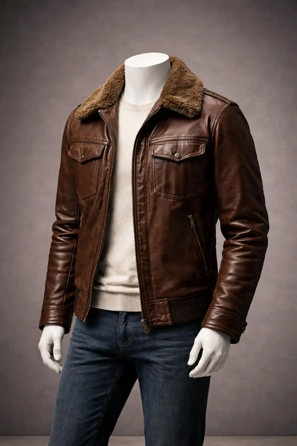 تشكيلة معاطف جلدية فاخرة وعصرية​