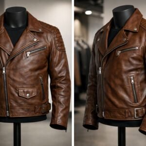 جاكت جلد طبيعى خامة ممتازة هارلى هافان